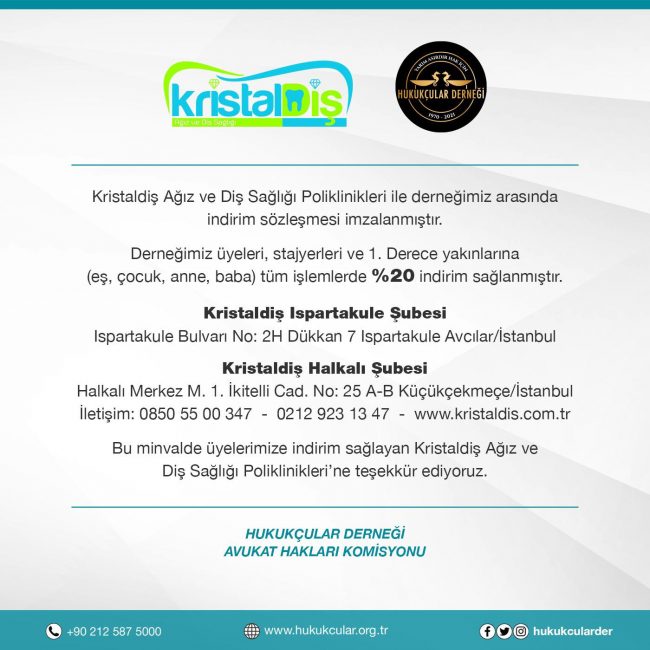 Kristaldiş_indirim_sözleşmesi